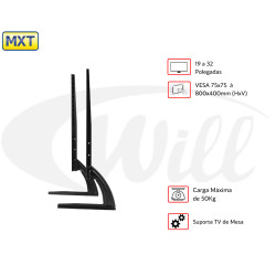 Suporte Tv de Mesa 19 A 32 Polegadas AR-B32M Mxt