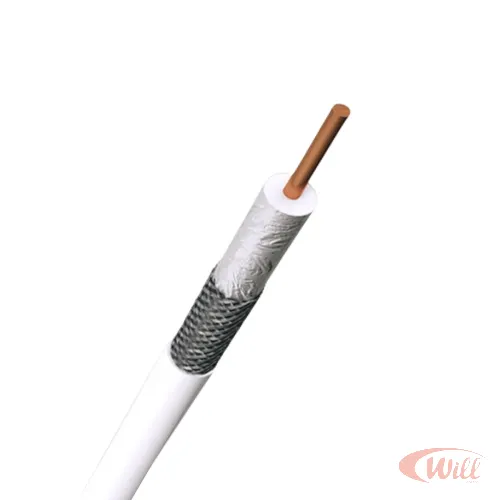 Cabo Coaxial RG06 60% 100 Metros Proeletronic Cabo Coaxial RG06 60% 100 Metros Proeletronic