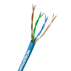 Cabo Lan Utp Cat.5e Azul 100 Metros Megatron