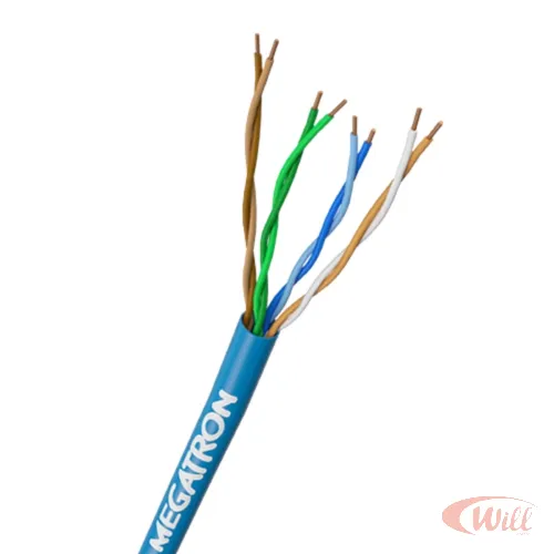 Cabo Lan Utp Cat.5e Azul 100 Metros Megatron