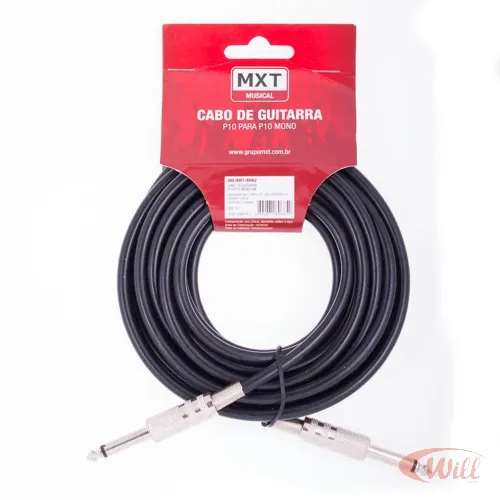 Cabo P10 Guitarra Mono 5 Metros Mxt