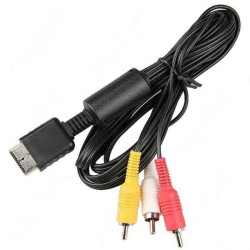 Cabo Plug RGB 12p + 3 Rca 2 Metros Playstation