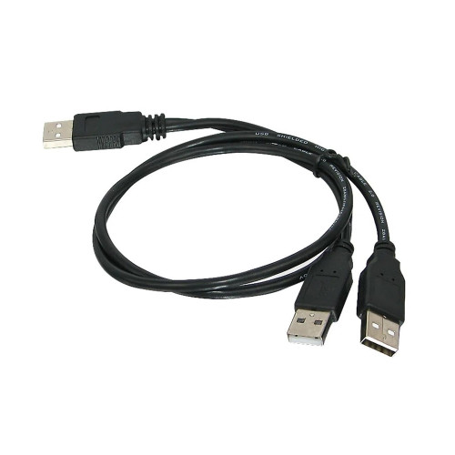 Cabo Y Usb 2.0 1 Usb m + 2 Usb a m 70cm+20cm Mxt Cabo Y Usb 2.0 1 Usb m + 2 Usb a m 70cm+20cm Mxt