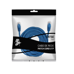 Cabo Patch Cord UTP Cat5e 30 Metros Azul