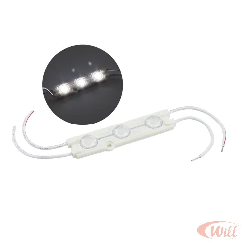Módulo Retangular Com 3 Leds IP65 60x15x6.8 12v Módulo Retangular Com 3 Leds IP65 60x15x6.8 12v