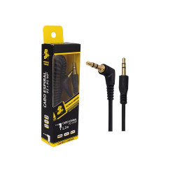 Cabo P2 x P2 ST Espiral 90 Graus