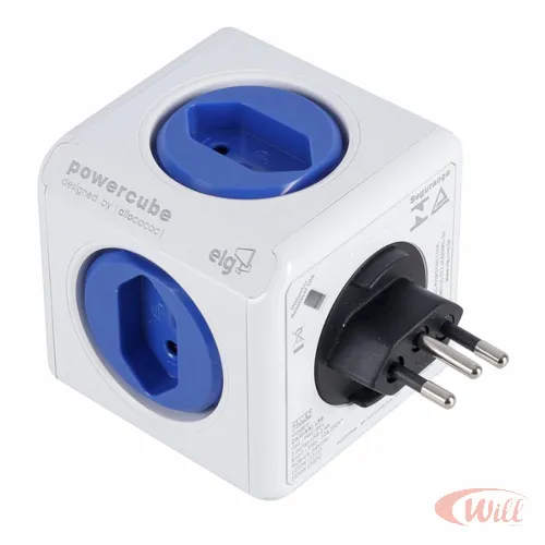 Adaptador 4 Tomadas Bivolt e 2 Usb Powercube Adaptador 4 Tomadas Bivolt e 2 Usb Powercube