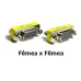 Emenda Db15 Vga Femea x Femea