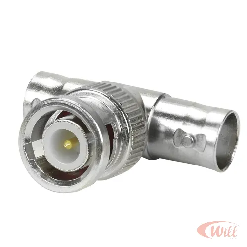 Adaptador Plug Bnc para 2 Jack Bnc Adaptador Plug Bnc para 2 Jack Bnc