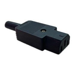 Plug AC Tomada de Força Tripolar Femea Iec320 C13