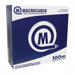 Cabo Coaxial RF 0,4-2,5 + 2X26AWG 100 Metros Macrocabos