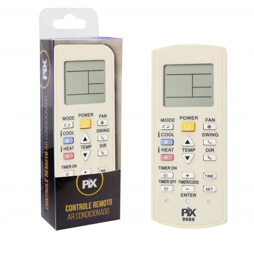 Controle Remoto Ar Condicionado Compatível Universal 026-9989 Controle Remoto Ar Condicionado Compatível Universal 026-9989