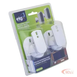 Suporte Parede para Caixas Acusticas Com Rotacao e Inclinacao Cx01w