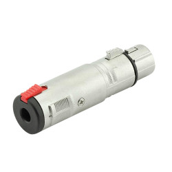 Adaptador Cannon F Para J10 Mono/stereo com Trava