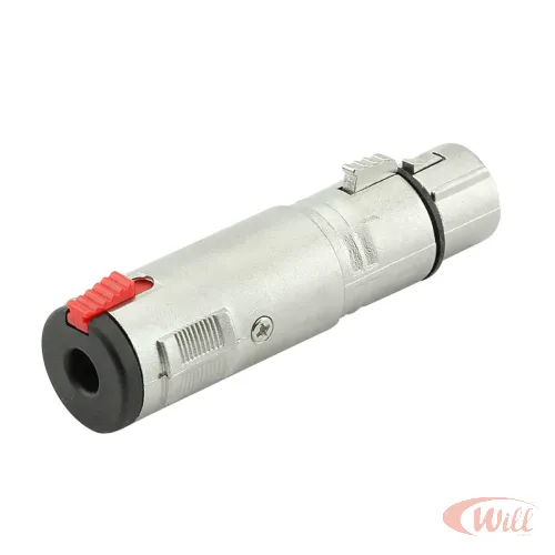 Adaptador Cannon F Para J10 Mono/stereo com Trava Adaptador Cannon F Para J10 Mono/stereo com Trava