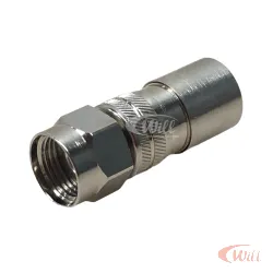 Conector F RG06 Compressão Gilbert