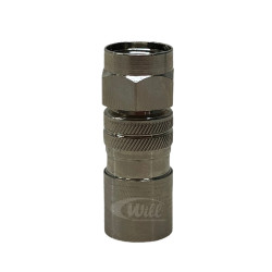 Conector F RG06 Compressão Gilbert
