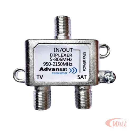 Diplex Amplificado Tv + Satelite Advansat