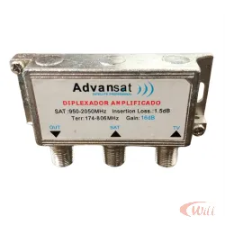 Diplexer Tv + Satelite Advansat