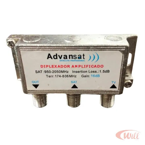 Diplexer Tv + Satelite Advansat Diplexer Tv + Satelite Advansat
