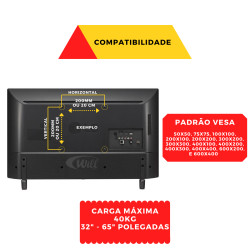 Suporte Tv Articulado 32 A 70 Pol PQST-AT65-03 Proeletronic