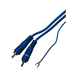 Cabo 2 RCA x 2 RCA 5 Metros Azul