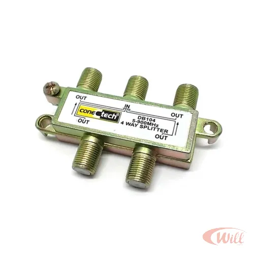 Divisor de Sinal 4 Saidas Baixa Conectech Divisor de Sinal 4 Saidas Baixa Conectech