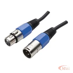 Cabo Microfone Cannon M + Cannon F 6.0mm 10 Metros Mxt