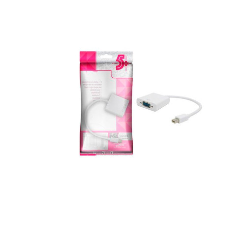 Conversor Mini Displayport para Vga 15 CM 5+ Conversor Mini Displayport para Vga 15 CM 5+