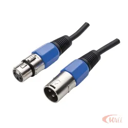 Cabo Microfone Cannon M + Cannon F 6.0mm 5 Metros Mxt
