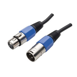 Cabo Microfone Cannon M + Cannon F 6.0mm 5 Metros Mxt