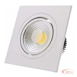 Spot LED 5w Embutir Quadrado 6500k Cristallux