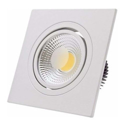 Spot LED 5w Embutir Quadrado 6500k Cristallux