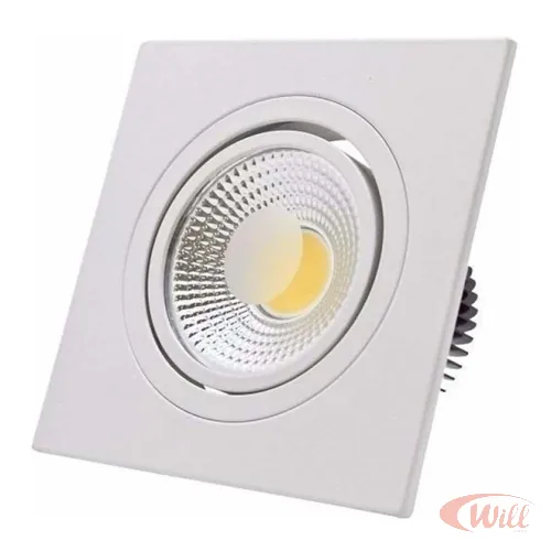 Spot LED 5w Embutir Quadrado 6500k Cristallux