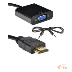 Conversor Hdmi para Vga Com Audio Mxt