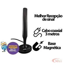 Antena Digital Interna Omni PROHD-2400 Proeletronic