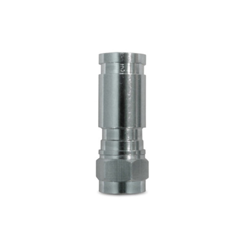 Conector F RG06 Compressão Metal Telesystem Conector F RG06 Compressão Metal Telesystem
