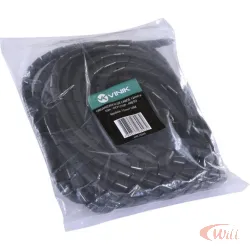 Organizador Espiral 12mm OCP1210P Preto 10 Metros
