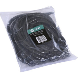 Organizador Espiral 12mm OCP1210P Preto 10 Metros