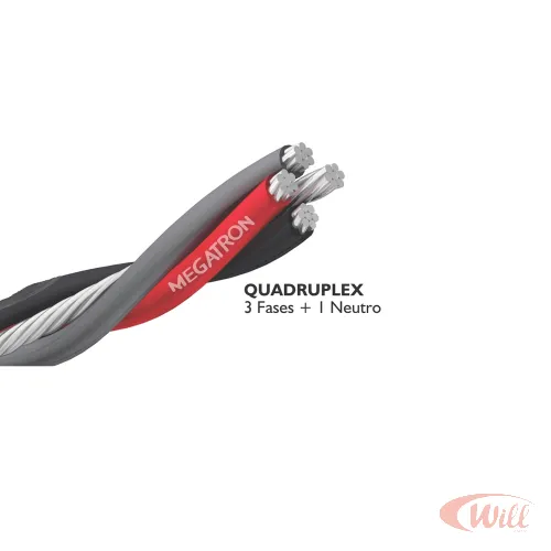 Cabo Multiplex Quadruplex 10,00mm Ni Xlpe Metro Megatron