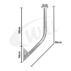 Mastro Articulado Antena Telesonic