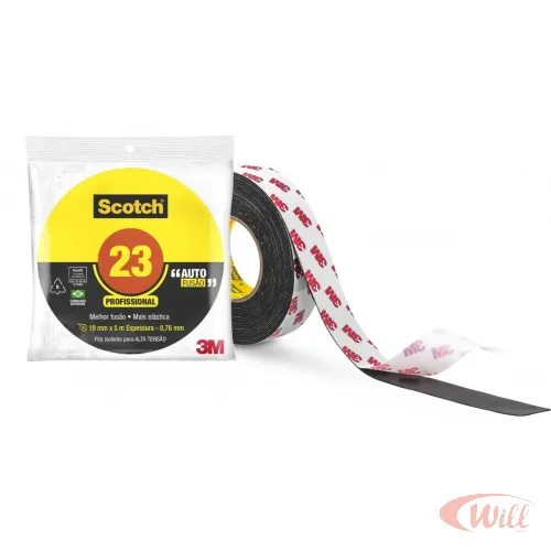 Fita de Autofusao 23 19mm 5 Metros Scotch 3M Fita de Autofusao 23 19mm 5 Metros Scotch 3M