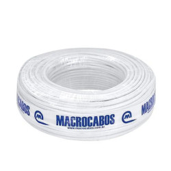 Cabo Coaxial RF 0,4-2,5 + 2X26AWG Dupla Blindagem 100 Metros Macrocabos