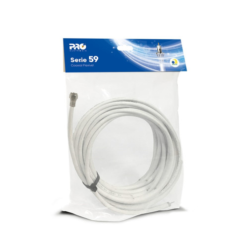 Kit Cabo Coaxial Rg59 67% 35 Metros Proeletronic Kit Cabo Coaxial Rg59 67% 35 Metros Proeletronic