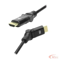Cabo Hdmi 2 Metros Plug 360 Graus Articulado Pix