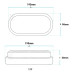 Arandela de Sobrepor LED Hummer EVO 12W 6500K Branca Avant Arandela de Sobrepor LED Hummer EVO 12W 6500K Branca Avant