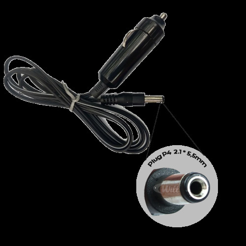 Cabo Plug P4 ( 5.5 x 2.1mm ) Cabo Plug P4 ( 5.5 x 2.1mm )