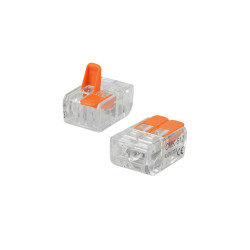 Conector Emenda Terminal 2 Polos Pacote 06 Unidades