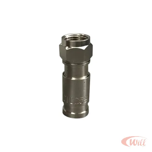Conector F RG59 Compressão Cabletech Conector F RG59 Compressão Cabletech