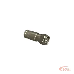 Conector F RG59 Compressão Cabletech
